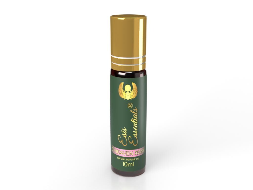 Egyptian Mint Sandalwood Perfume Oil, 7 Heaven Rosy Blend, Vegan