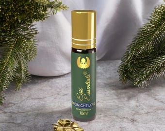 Egyptian MIDNIGHT LOVE  Natural Vegan Perfume Oil, 10ml Egypt Concentrated Perfume Oil, Authentic Egyptian Essential Oils and Perfumes, ESIS