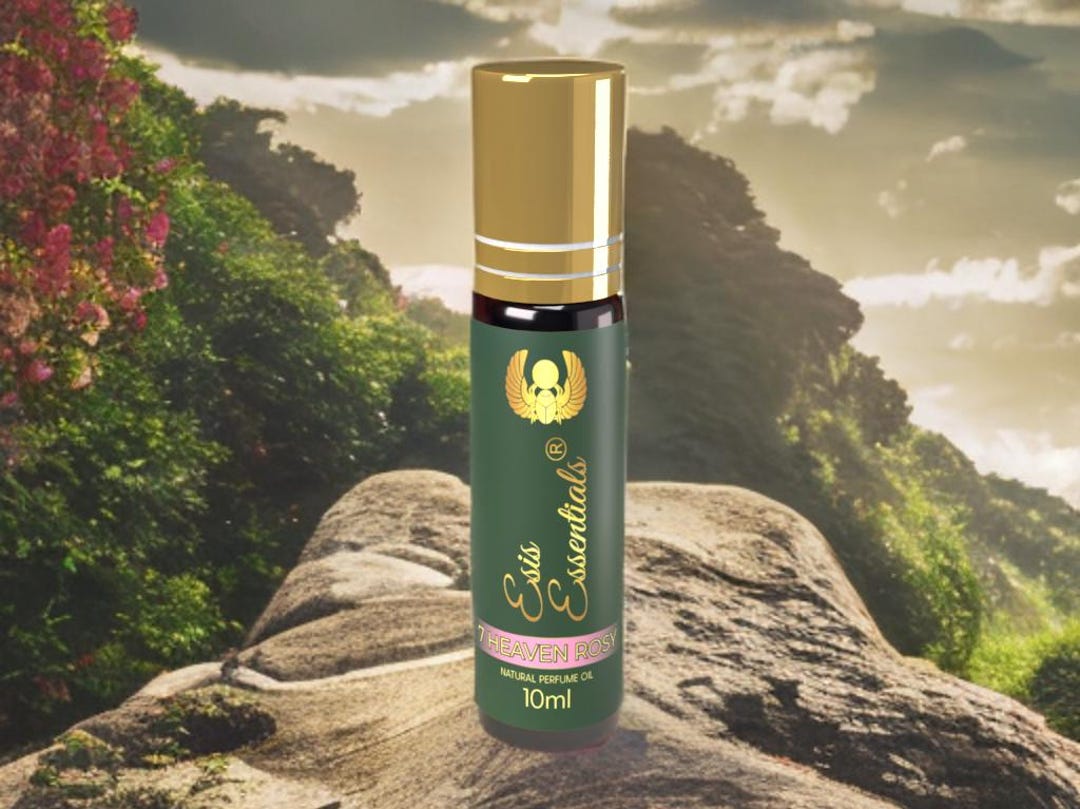 エッセンシャルオイル SEVEN HEAVENS Pure Egyptian Oil 10ml Egyptian Mint Sandalwood Perfume Oil, 7 Heaven Rosy Blend, Vegan