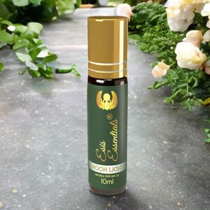 Egyptian MOON LIGHT Natural Perfume Oil, Roll on Authentic Fragrance Arabian Perfume, Cruelty-Free and Vegan 10ml Egypt Essential Oil, ESIS