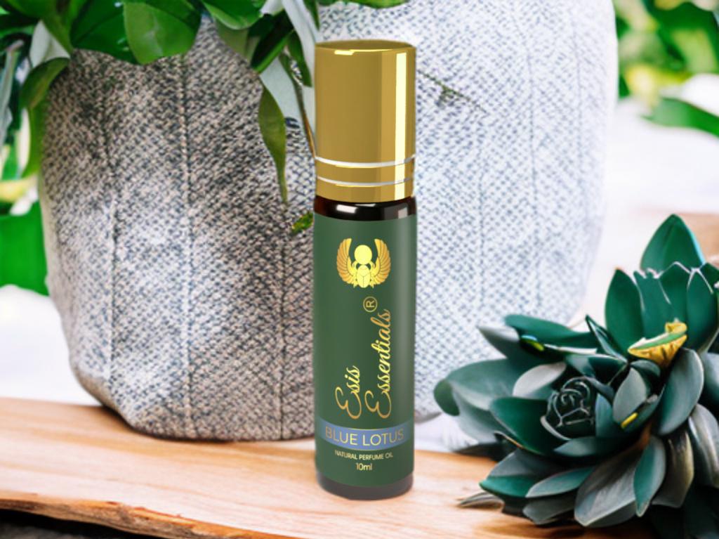 エジプシャンブルーロータス パフュームオイル、ヴィーガンロールオン