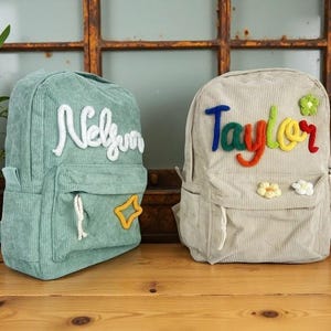 Sac à dos personnalisé avec nom, cartable, sac à dos personnalisé pour tout-petit, rentrée scolaire, sac à dos pour enfants, sac à dos pour enfants, cadeau d'anniversaire, cadeaux pour enfants