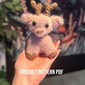 MOTIF Bernie le bébé cerf - Crochet facile au format PDF à télécharger