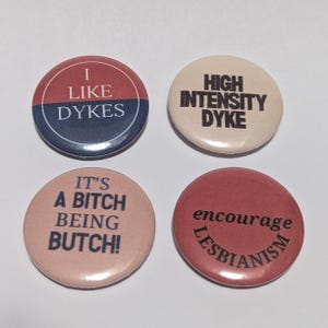 Lesbian Vintage Button Reproductions