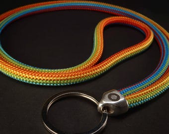 Rainbow Lanyard | Pride Lanyard | Colorful Rainbow Lanyard | Keychain | Gift Idea | Present | Lanyard in Colorful Colors