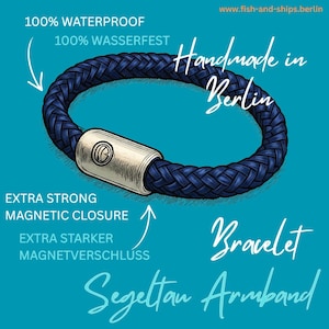 Courage bracelet | Sailing rope bracelet | Children's bracelet | Back-to-school gift | Back-to-school gift idea | Little something for the school cone
