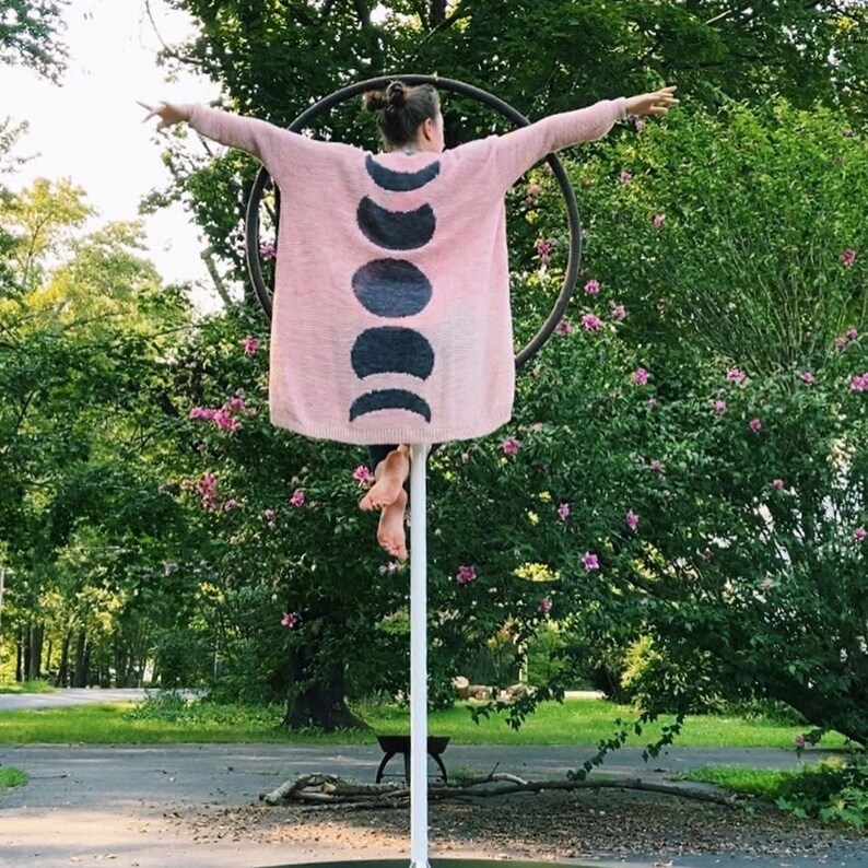 Knitting Pattern Moon Cardigan S M L XL XXL 3XL 4XL Etsy