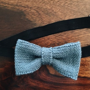 BOW KNITTING PATTERN Knitted Bow tie Simple Pattern for Boys Bow Tie Easy Knitting Pattern for Men Bow tie Bow tie image 1