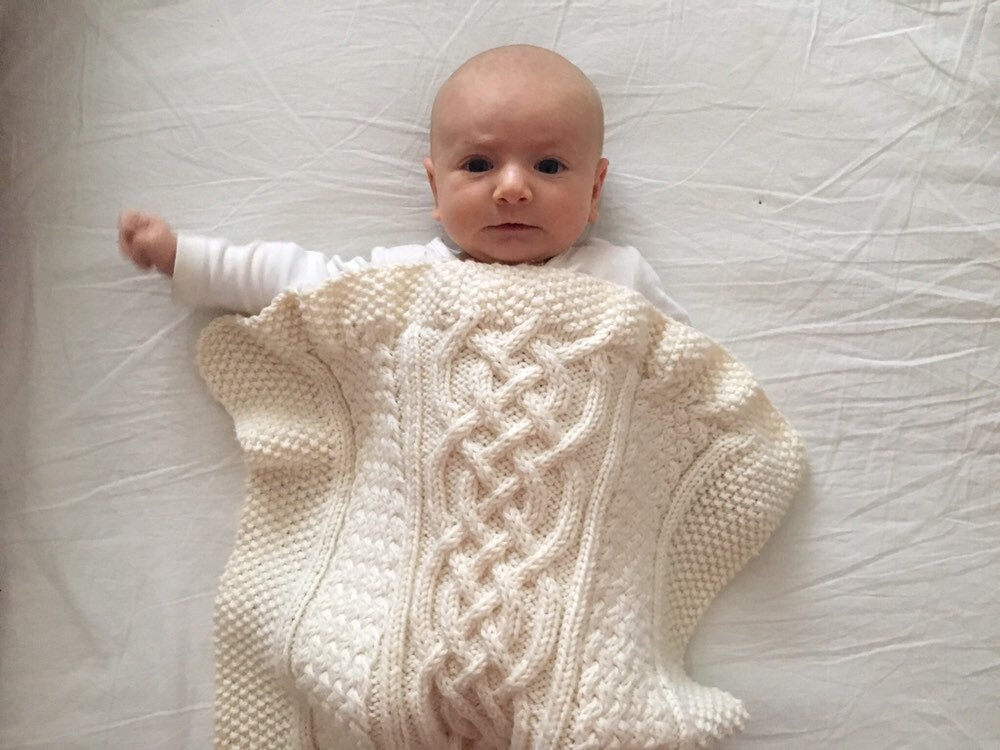 Celtic Blanket KNITTING PATTERN Baby Blanket Afghan Etsy Canada