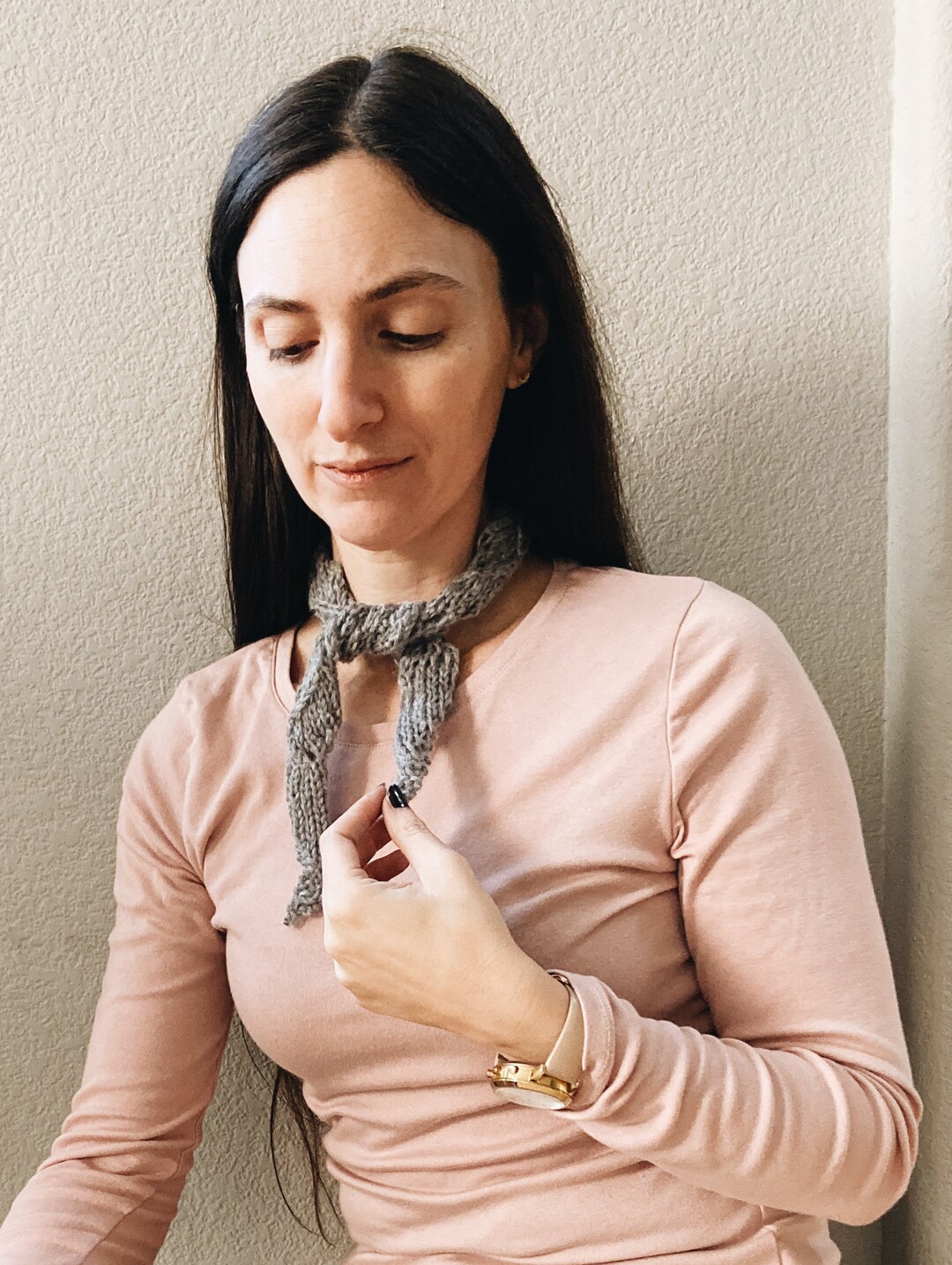Scarf KNITTING PATTERN Knitted Headscarf Lace Headband Etsy
