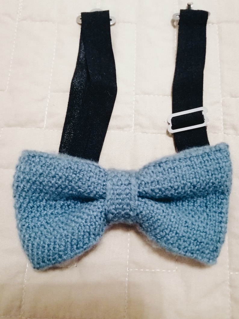 BOW KNITTING PATTERN Knitted Bow tie Simple Pattern for Boys Bow Tie Easy Knitting Pattern for Men Bow tie Bow tie image 5