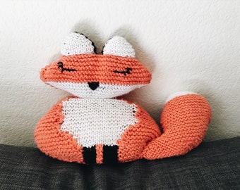 KNITTING PATTERN ⨯ Toy, Plush, Pillow ⨯ Baby ⨯ Home Decor ⨯ Ragdoll Fox