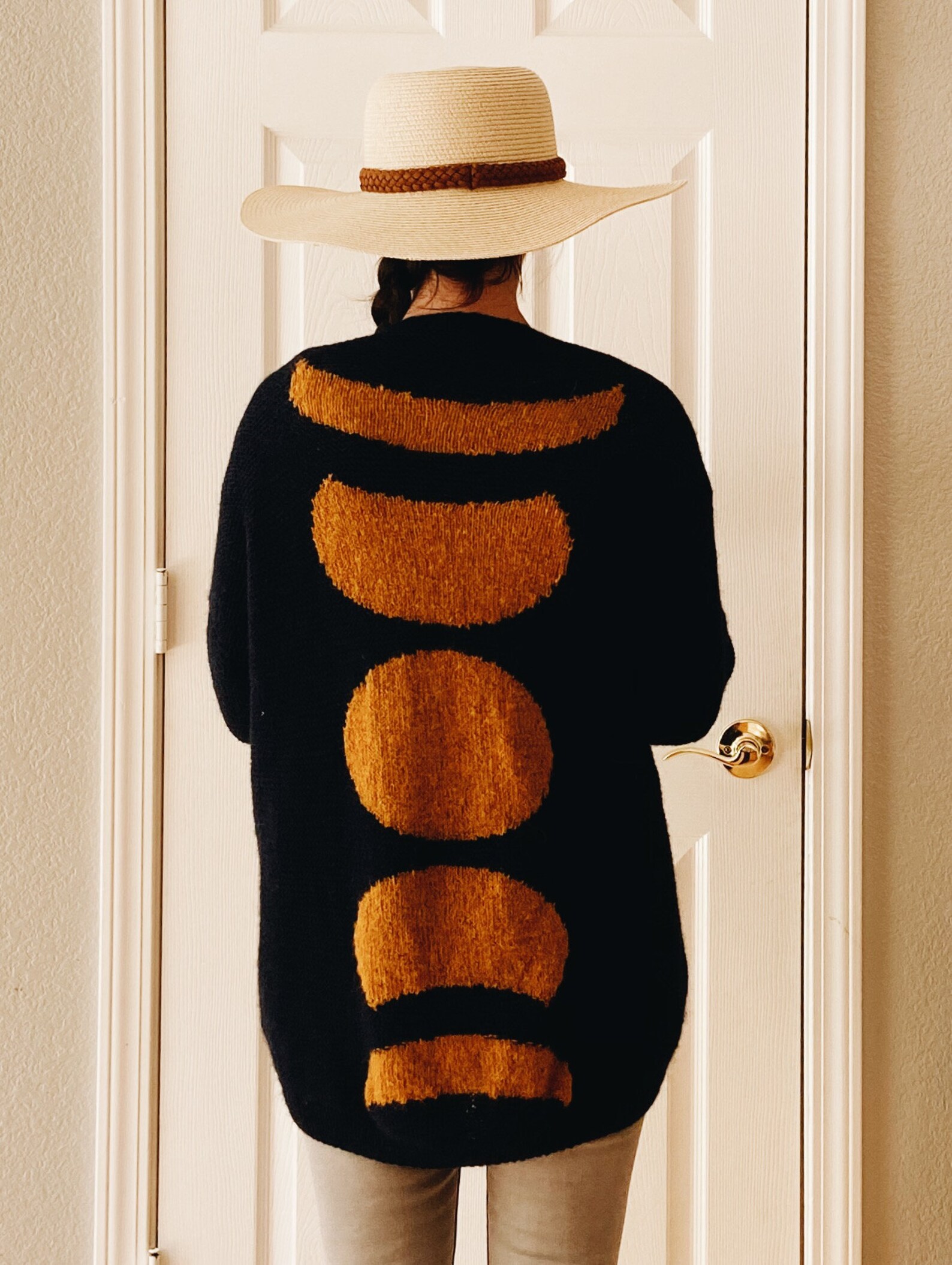 Knitting Pattern Moon Cardigan S M L XL XXL 3XL 4XL Etsy