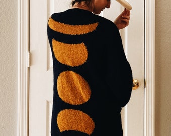 Knitting Pattern ⨯ Moon Cardigan ⨯ S, M, L, XL, XXL, 3XL, 4XL and 5XL