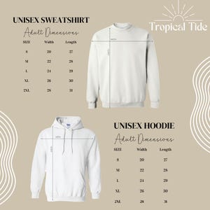 a white hoodie with measurements for the hoodie
