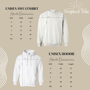 a white hoodie with measurements for the hoodie