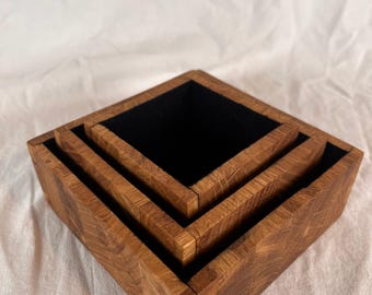 End grain boxes