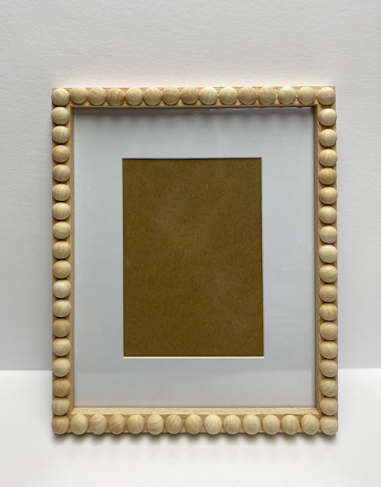 Natural unfinished solid wood Bobbin Frame | Seconds Quality | Ready for DIY painted beaded frame