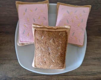Felt Pop Tart Catnip Toy | Snuggle Pillow