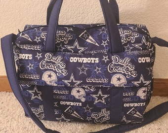 Dallas Cowboys Diaper Bag with changing pad by EMIJANE