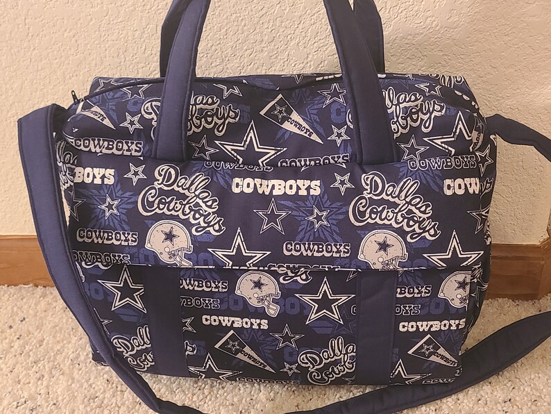 Dallas Cowboys Diaper Bag with changing pad by EMIJANE Etsy