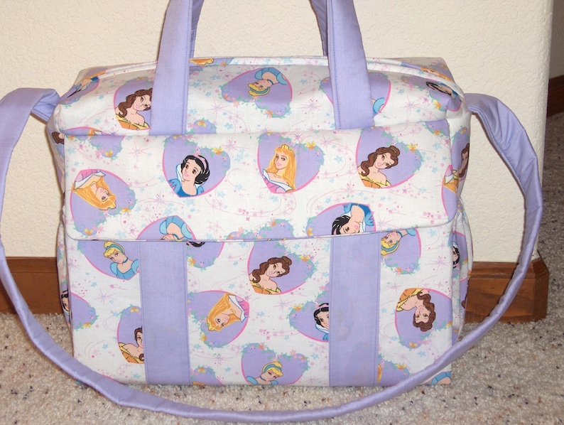 Disney Princess Diaper Bag w/change pad by EMIJANE Etsy