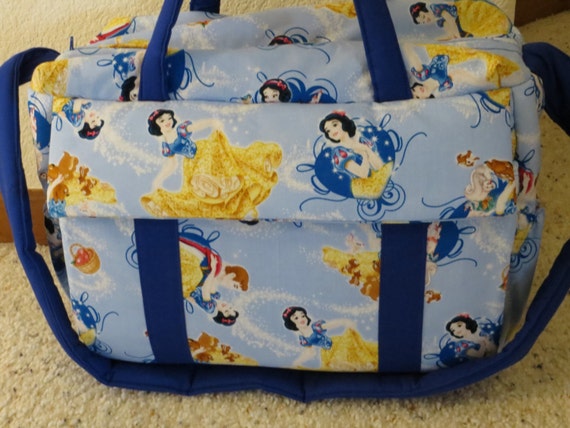 white diaper bag