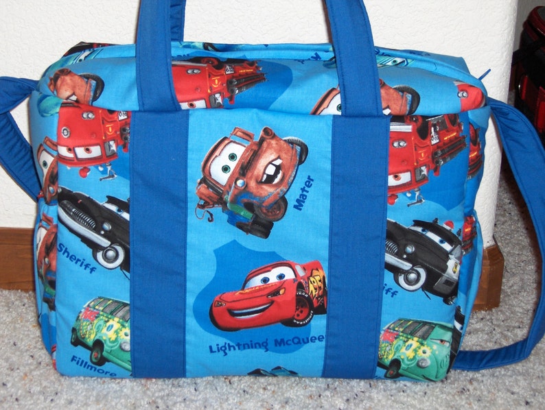 Disney Cars Diaper Bag W/change Pad by EMIJANE Etsy