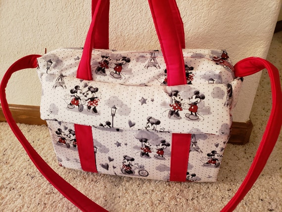 mickey and minnie diaper bag