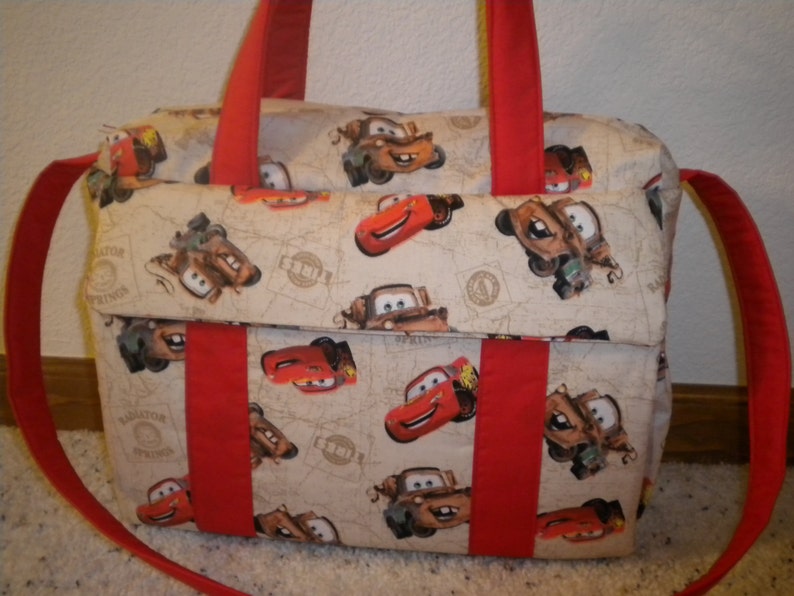 Disney Cars Diaper Bag W/change Pad by EMIJANE Etsy