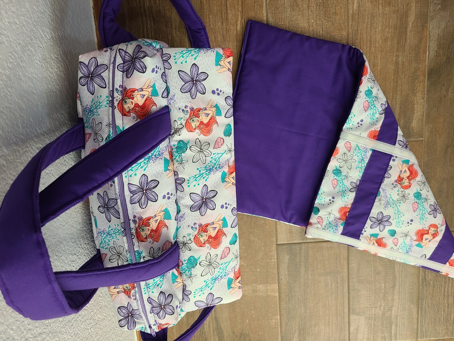 little mermaid diaper bag