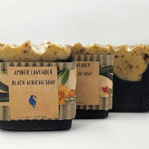 Soap Bar I Black African Style I Patchouli + Lavender