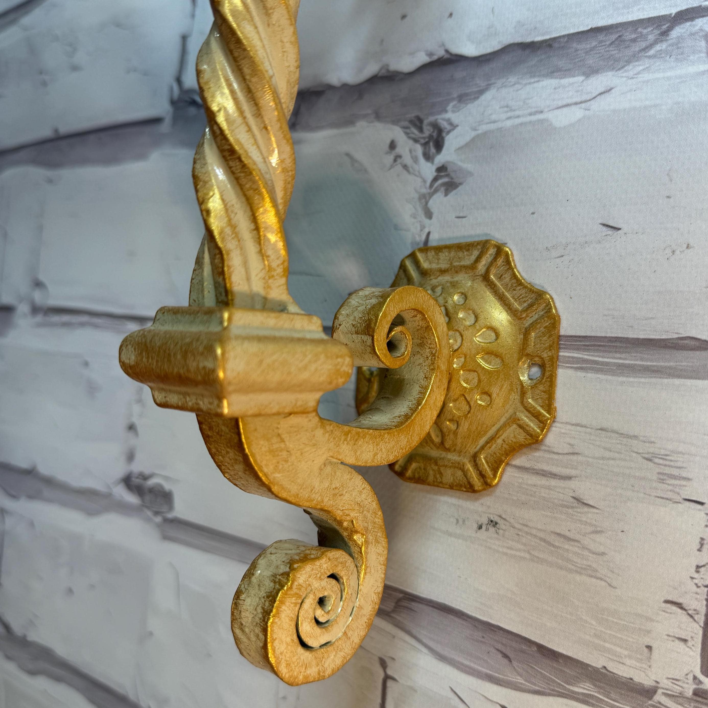 Massive Iron Door Handle, Wrought Iron Door Handle, Medieval Iron Knob ...