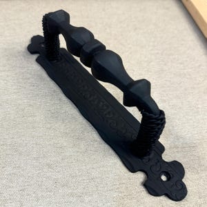Barn door handle, Forged Door Handle, Wrought iron door handle, Door handle, Iron Cabinet Knob
