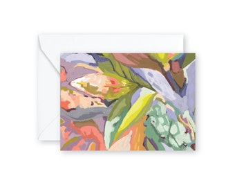 Thank You Notes•Boxed Set of Notecards•Painted Floral Hello Notes•FREE Shipping•Hostess Gift•Birthday Gift Her