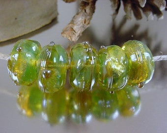 Lampwork beads, Artisan handmade glass, AvasBeadGarden, Stephanie McCain lampwork, SRA