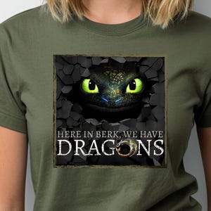 Toothless Dragon TShirt How to Train Your Dragon Tee Isle of Berk Shirt Night Fury HTTYD Fan Gift Epic Universe Theme Park Universal Studios