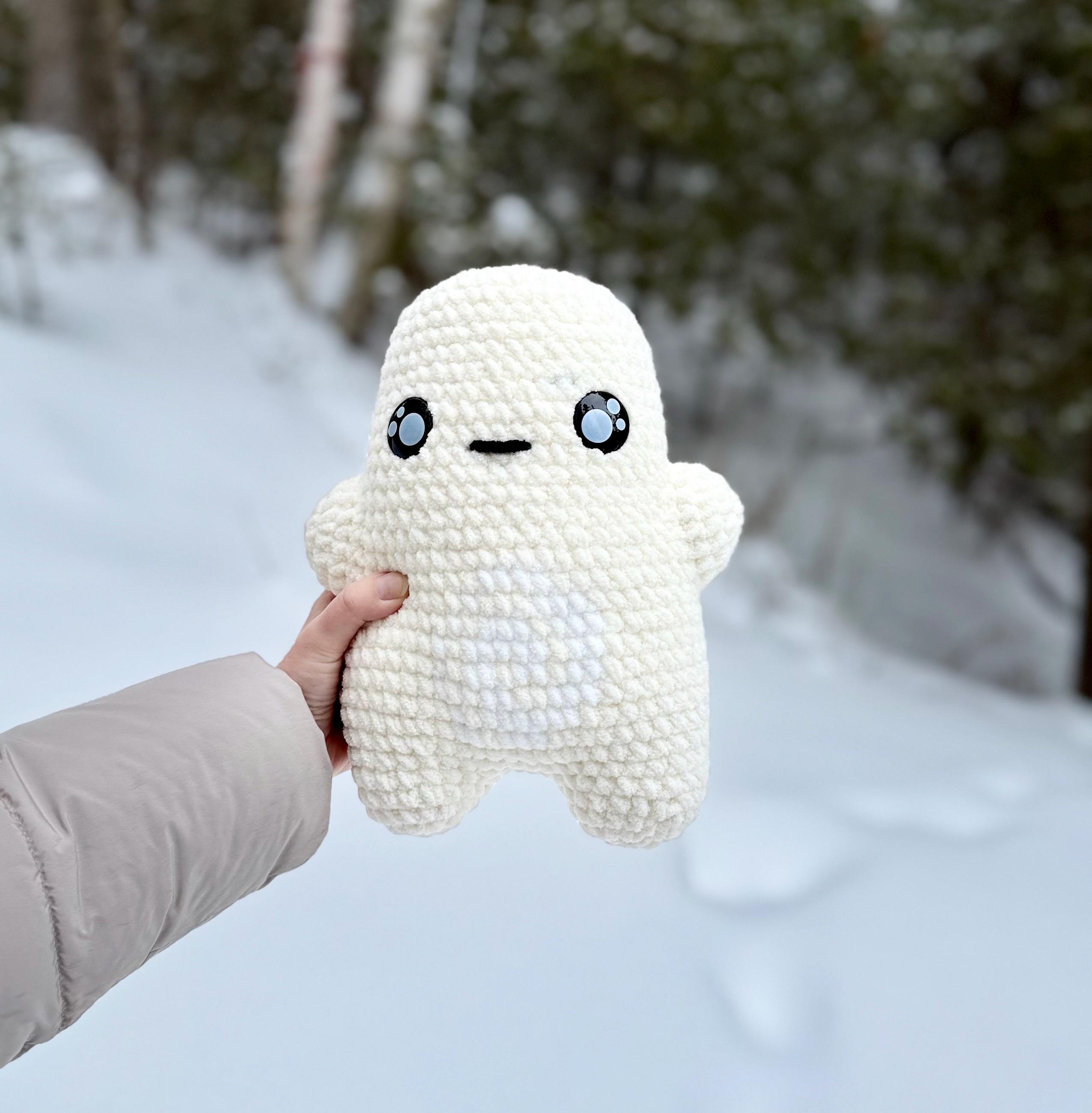 Crochet Pattern (PDF file): Gale Sprite Plushie (beginner friendly, little sew)