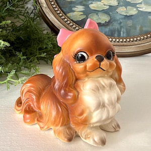 Big Eye Dog Figurine - Etsy