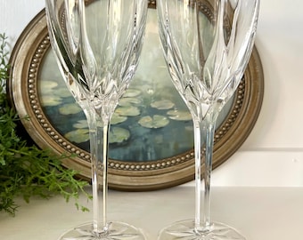 Lot De 4 Flûtes à Champagne Waterford Pallas - Cristal Clair - Neuves