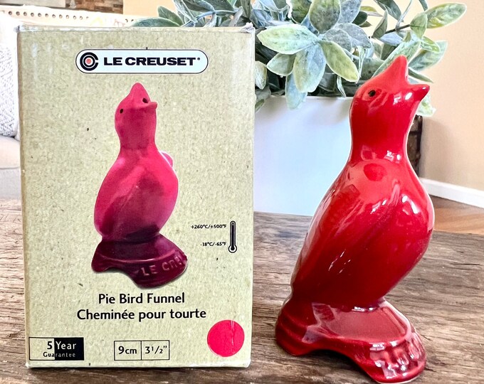 Le Creuset RED Pie Bird Funnel, Fruit Pie, Meat Pie, Baking TYCAALAK Etsy