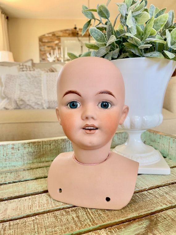 Vintage Simon & Halbig Bisque Doll Head Mold #1249 Santa Germany