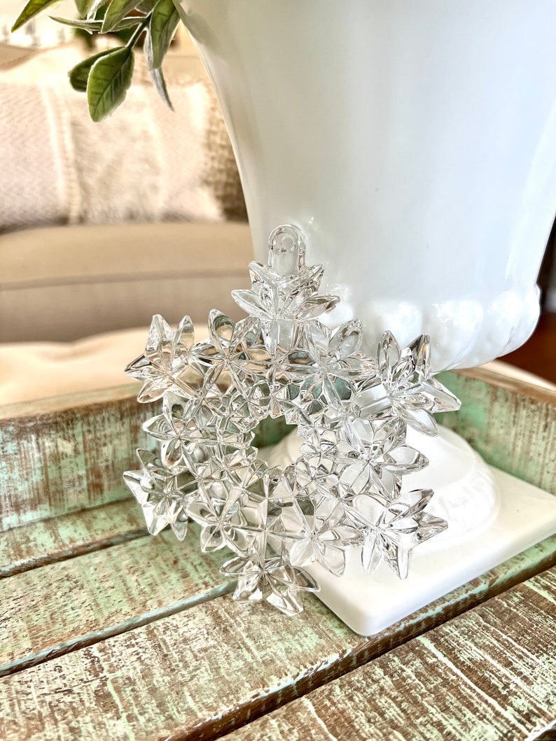 Waterford Crystal Snow Crystal Snowflake Annual Ornament Etsy