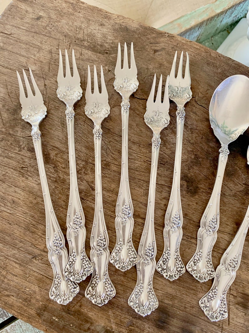 1847 Rogers Bros AI International Silver Oyster Fork Spoon Etsy