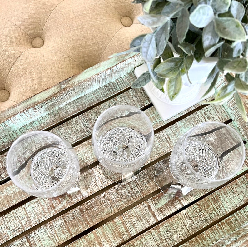 Val St Lambert Champagne Glasses Set of Three Josephine Etsy