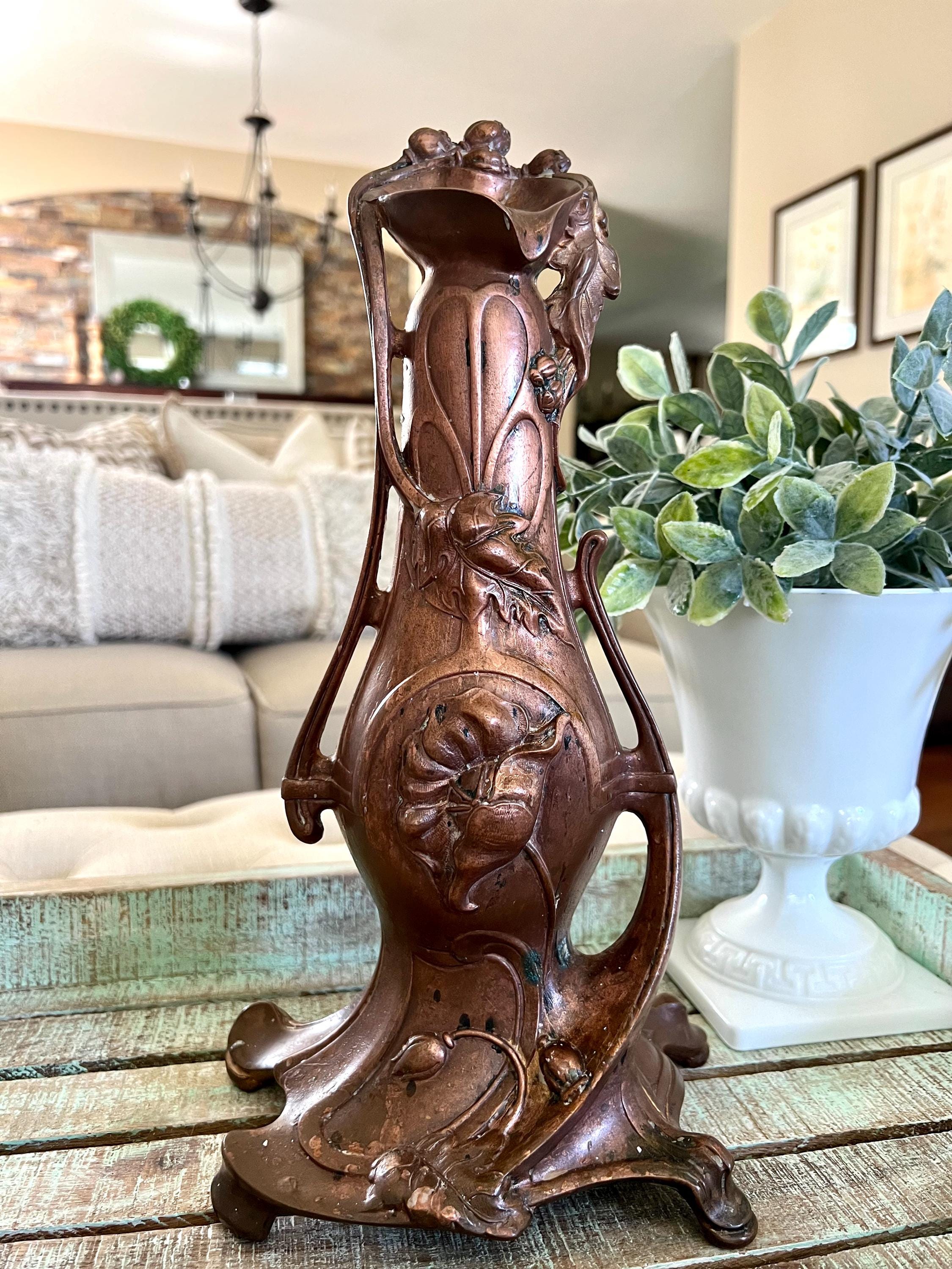 Antique JB Signifies the Best, Jennings Bros. Mfg. Co., Bronze Art