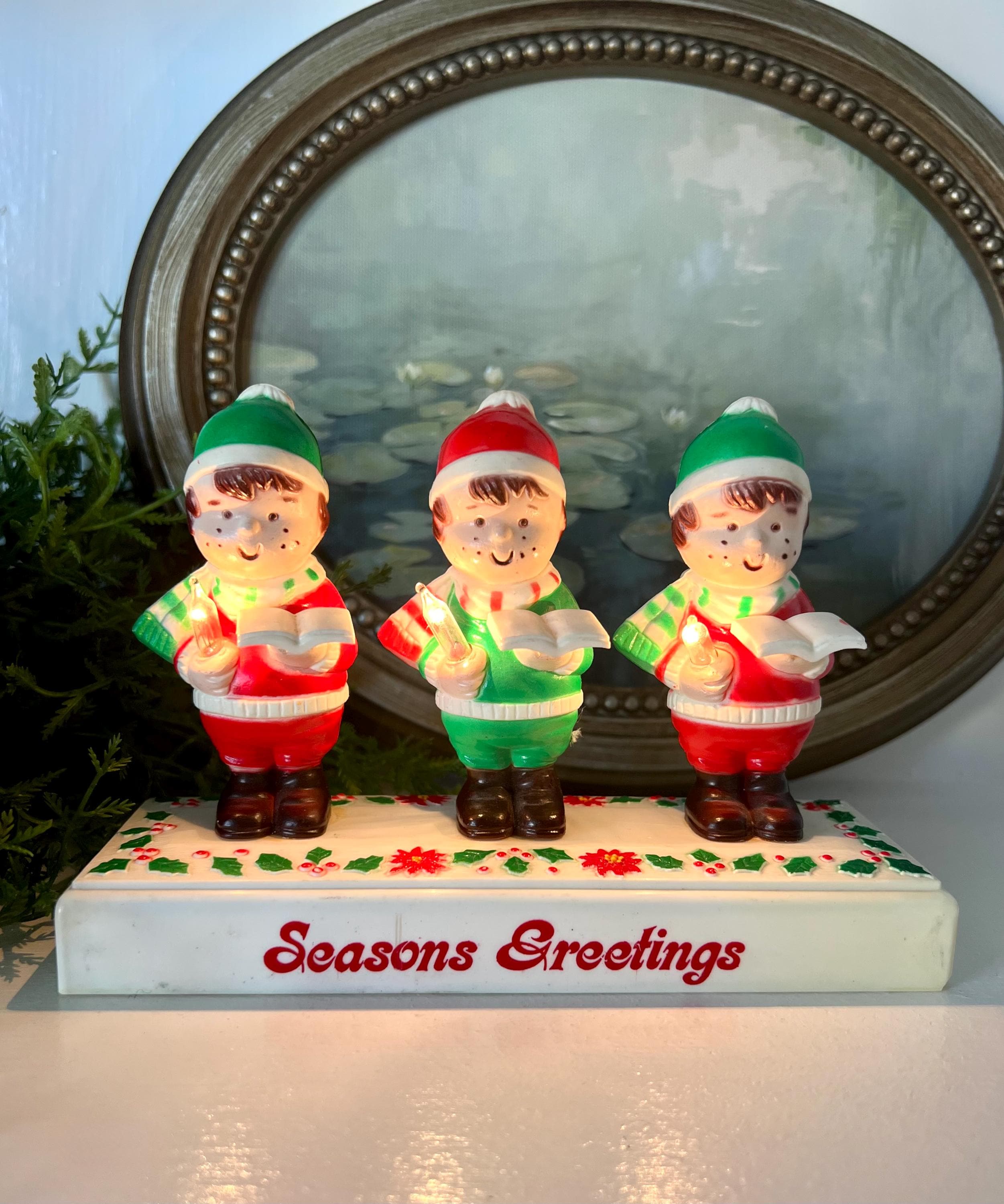 Blinking Santa Light - Etsy