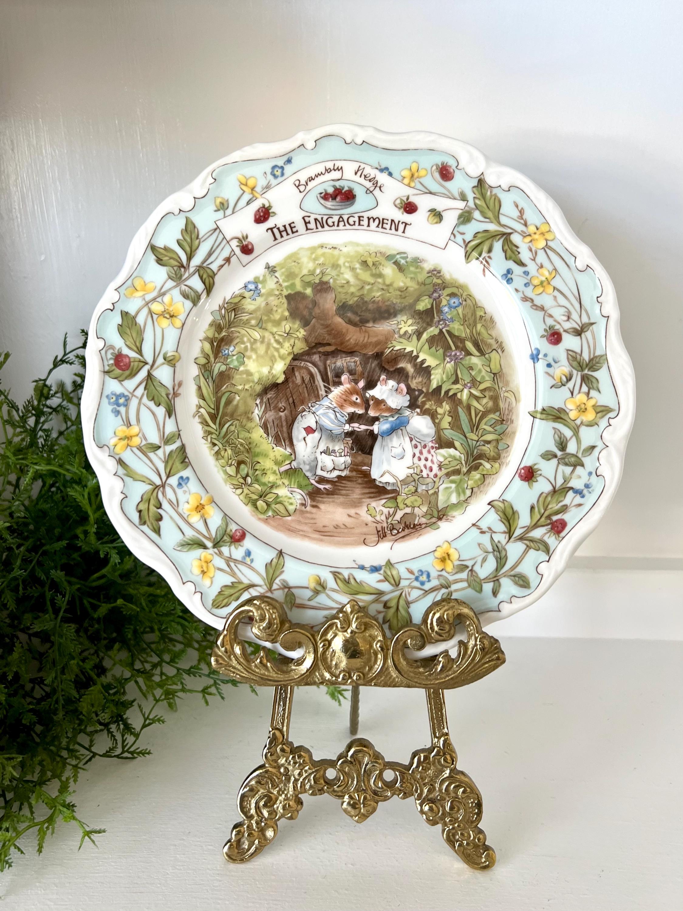 Brambly Hedge - the Engagement - by Royal Doulton - Salad Plate