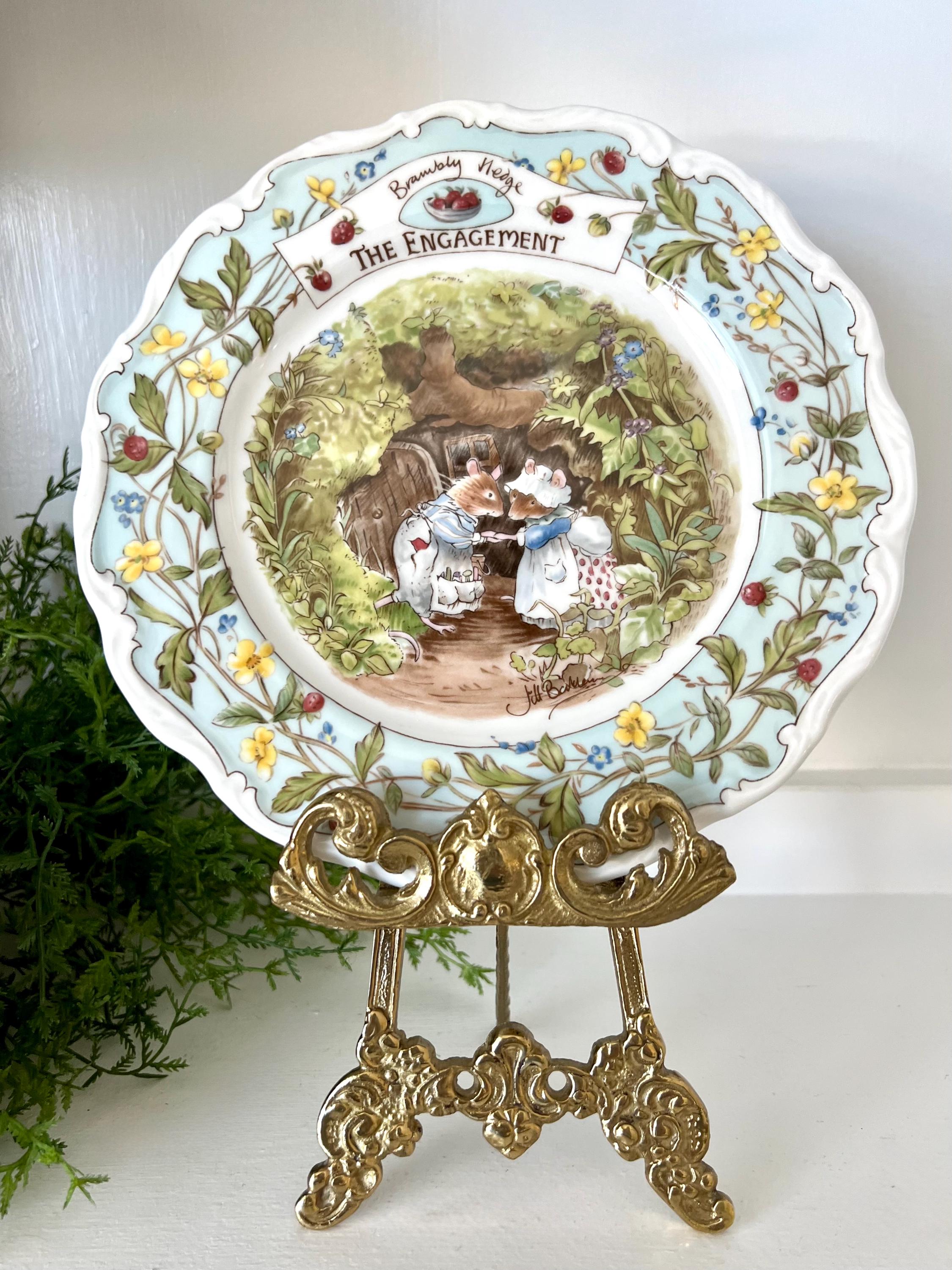 Brambly Hedge - the Engagement - by Royal Doulton - Salad Plate