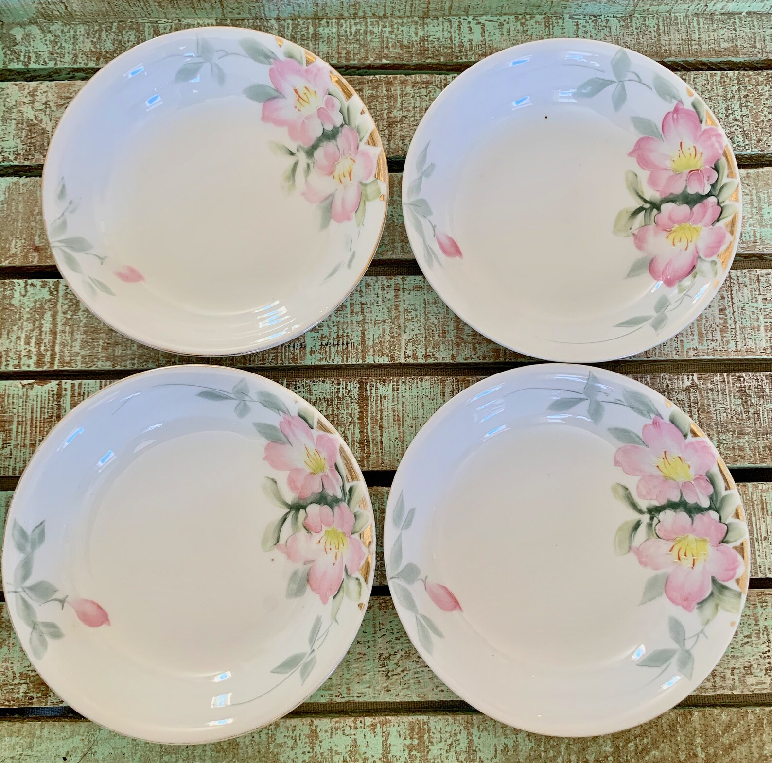 Noritake Japan Hand Painted Set of 4 Tea Cup and Saucer and 4 Etsy Italia